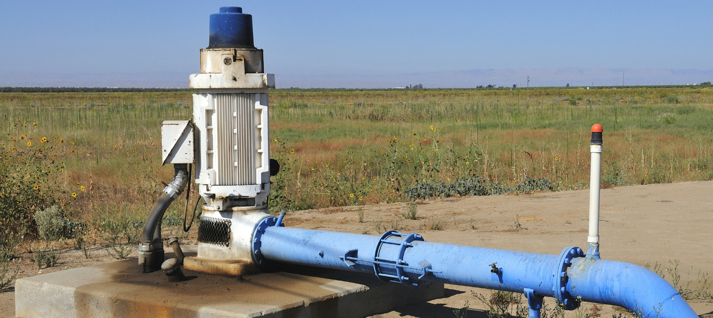 Irrigation water pump used in agriculture